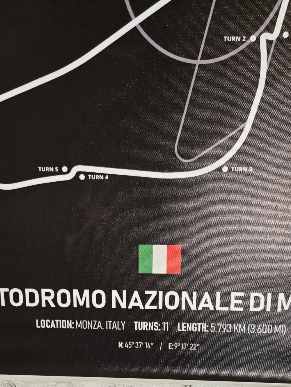 F1 Racing Circuit Posters Monaco Suzuka Monza Wall Art Set